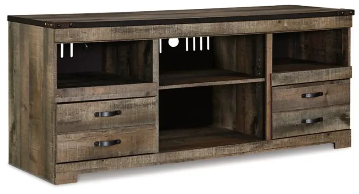 Signature Design by Ashley® Trinell Brown 63" LG TV Stand with Fireplace Option