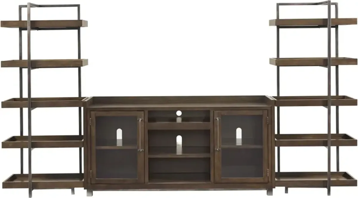 Signature Design by Ashley® Starmore 3-Piece Brown Entertainment Center