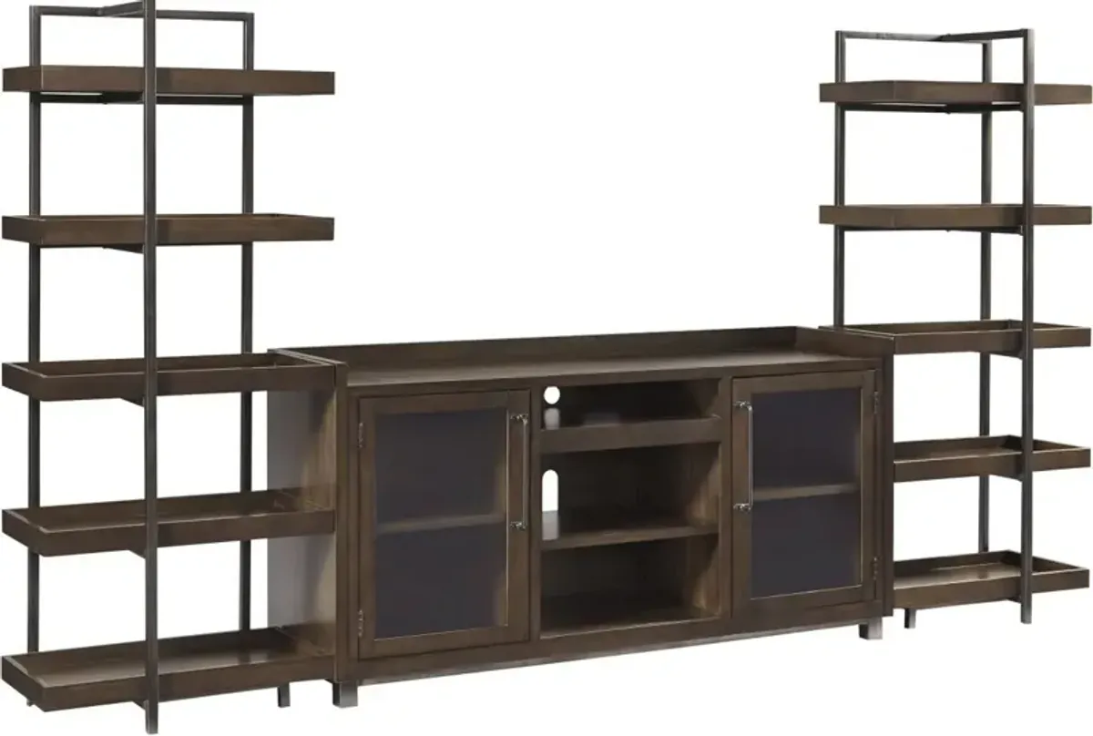 Signature Design by Ashley® Starmore 3-Piece Brown Entertainment Center