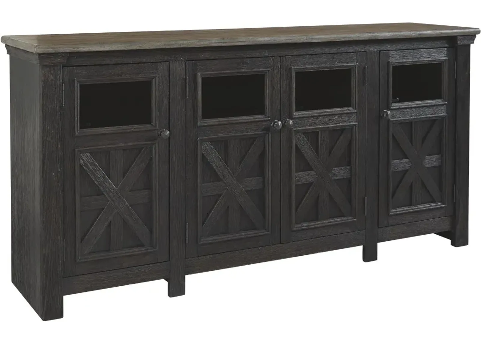 Signature Design by Ashley® Tyler Creek Black 74" TV Stand