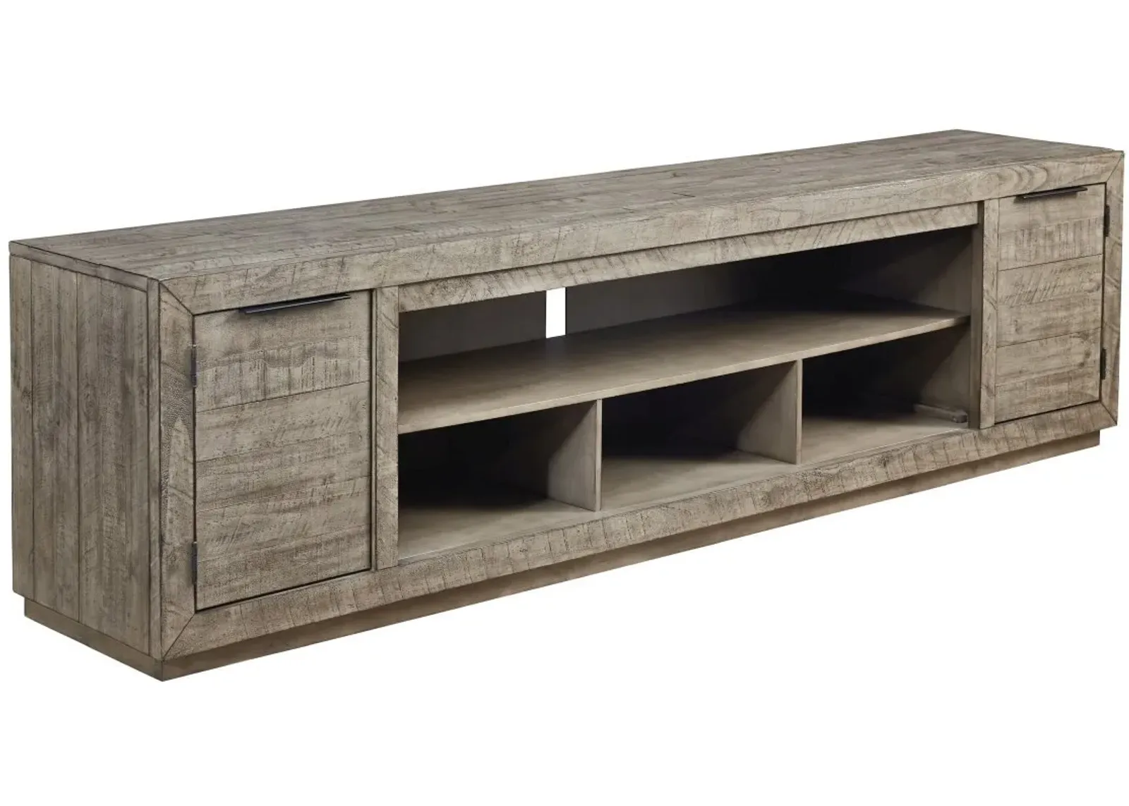 Signature Design by Ashley® Krystanza Weathered Gray 92" TV Stand