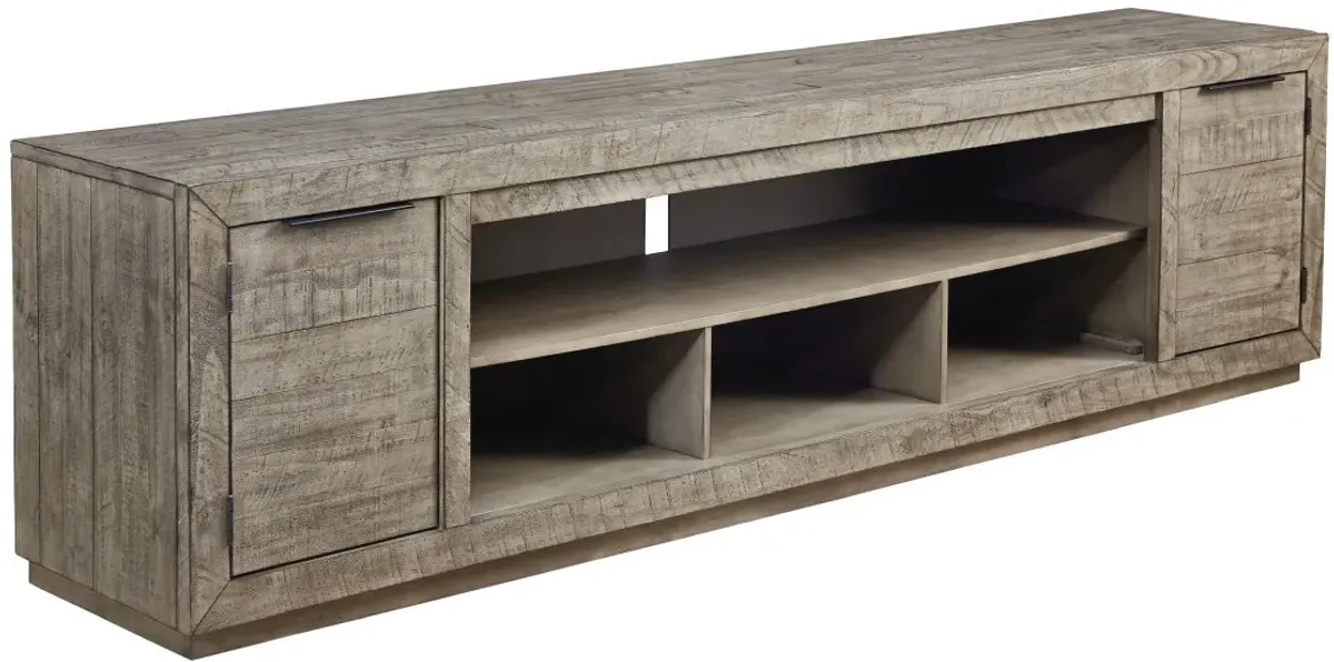 Signature Design by Ashley® Krystanza Weathered Gray 92" TV Stand