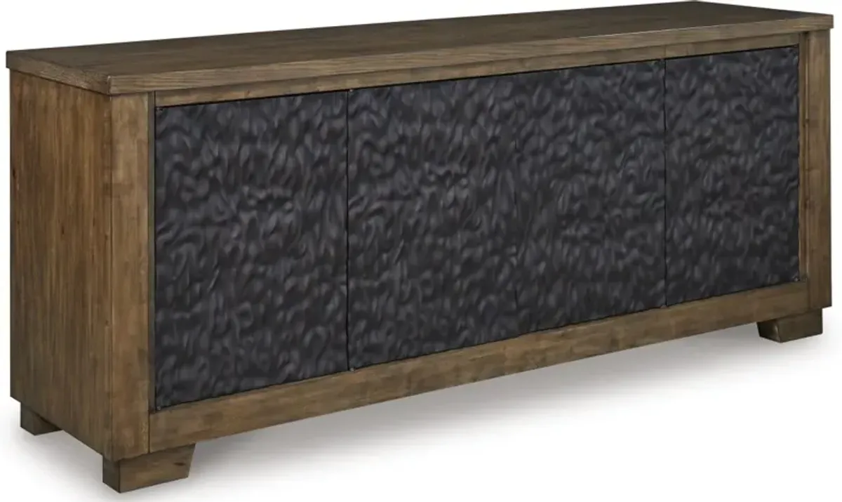 Signature Design by Ashley® Rosswain 80" Warm Brown TV Stand