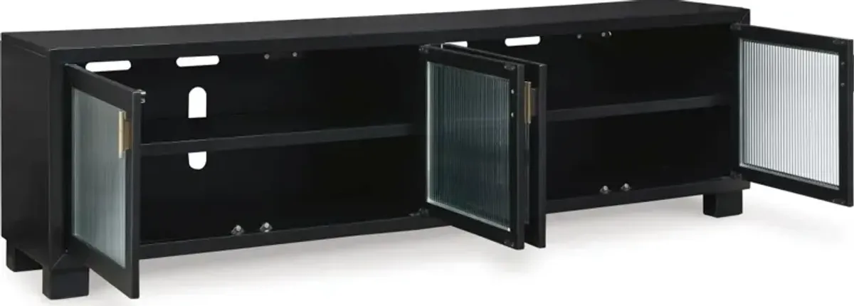 Signature Design by Ashley® Winbardi 85" Black TV Stand