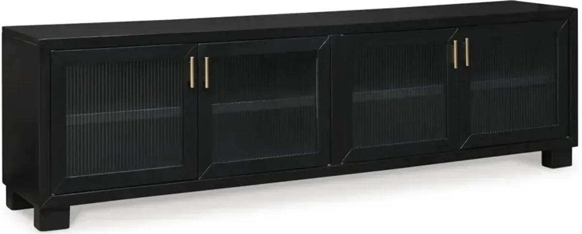 Signature Design by Ashley® Winbardi 85" Black TV Stand