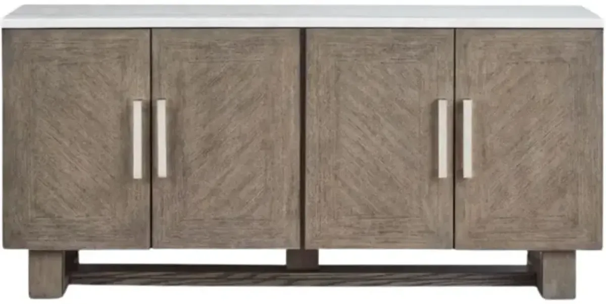 Signature Design by Ashley® Loyaska Grayish Brown/White 68" TV Stand