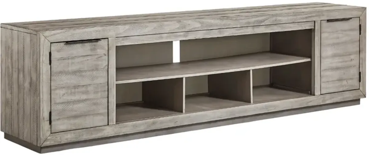 Signature Design by Ashley® Naydell Weathered Light Gray 92" TV Stand