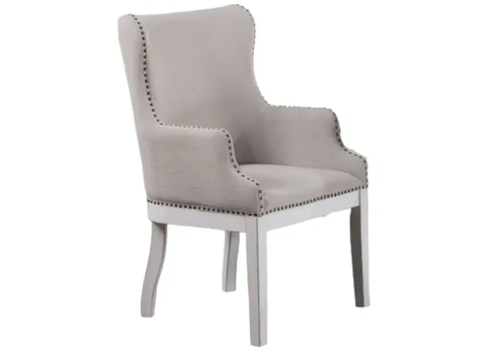 Steve Silver Co. Warren White Dining Arm Chair