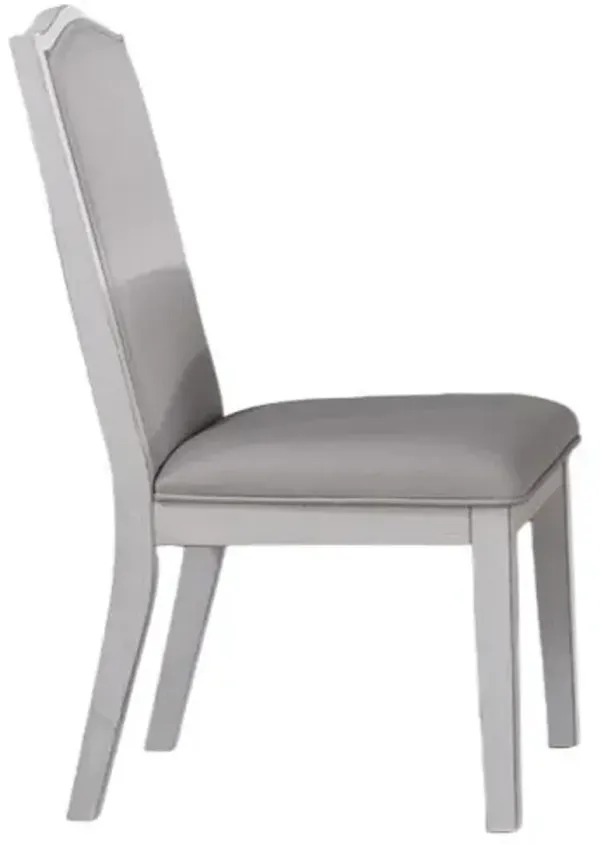 Steve Silver Co. Warren Gray/White Dining Side Chair