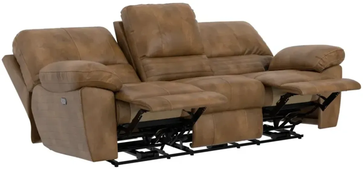 iAmerica Weston Canyon Lay-Flat Power Reclining Sofa