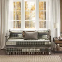 Olliix by Woolrich Tan Winter Plains 5 Piece Day Bed Cover Set