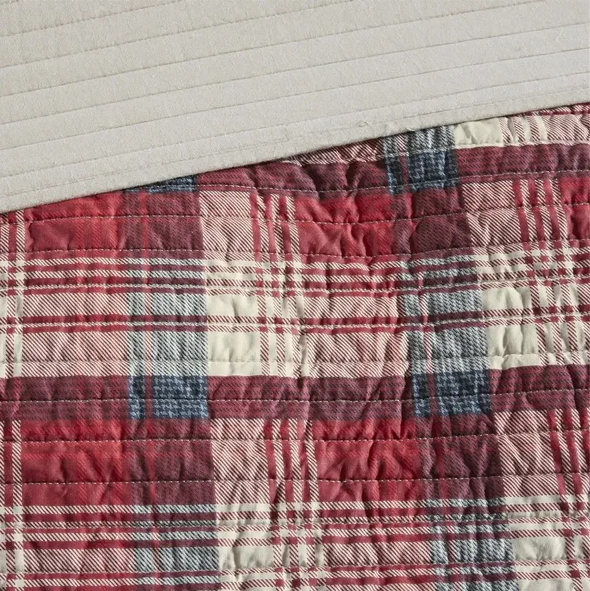 Olliix by Woolrich Red Full/Queen Tasha Quilt Mini Set