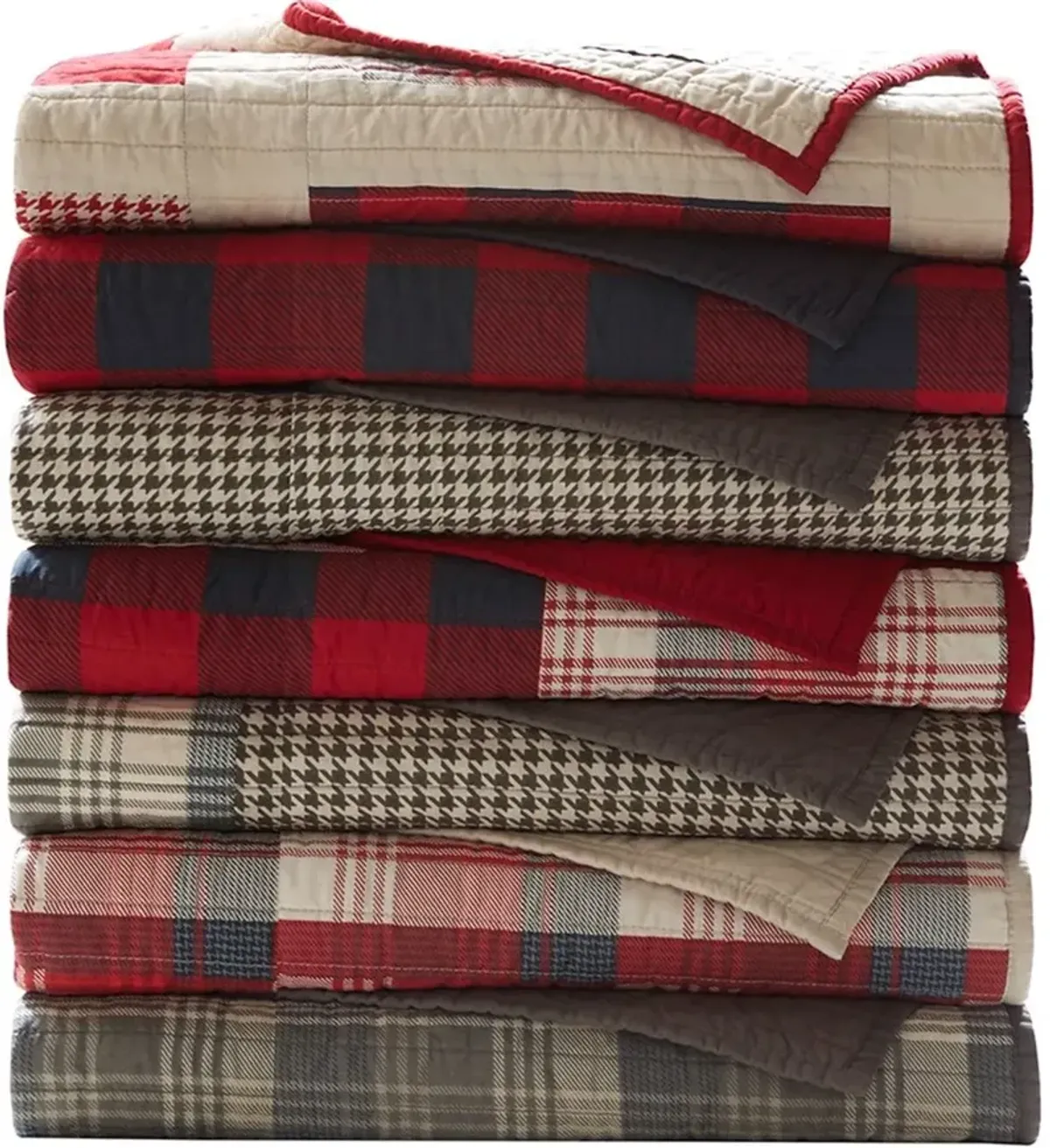 Olliix by Woolrich Red Sunset Quilted Throw