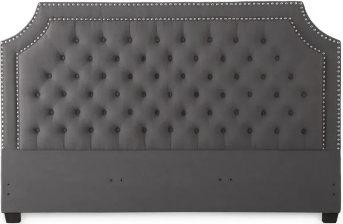 Steve Silver Co. Wilshire Gray King Panel Bed