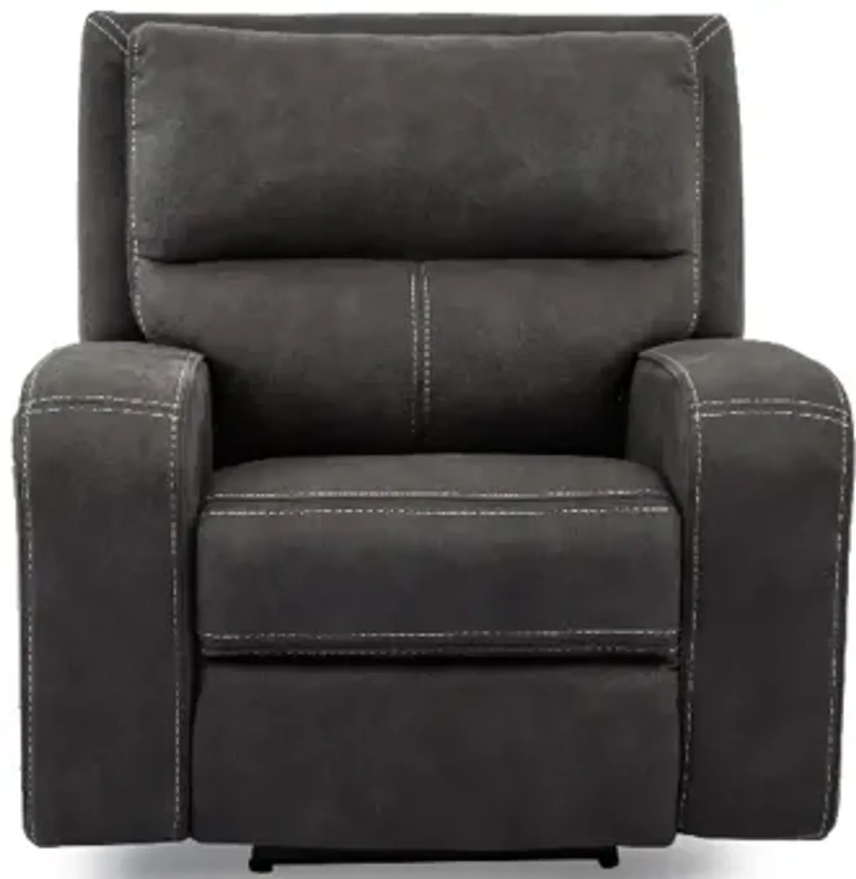 Cheers by Man Wah Charcoal Power Recliner with Power Headrest