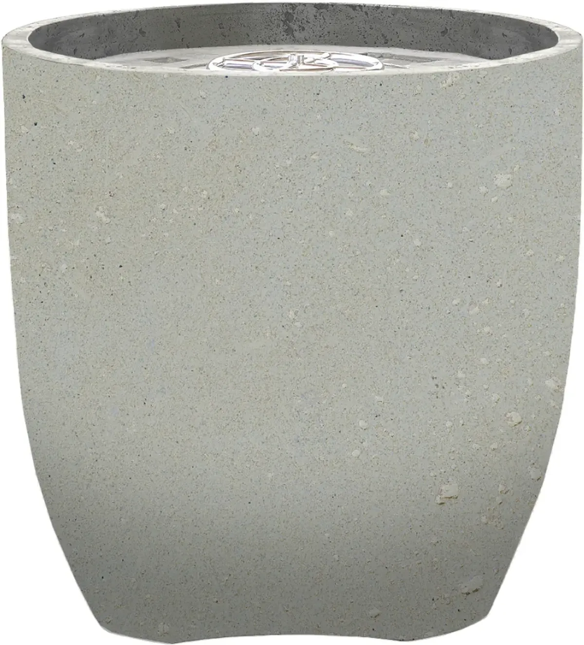XO 24" Limestone Natural Gas Fire Pot