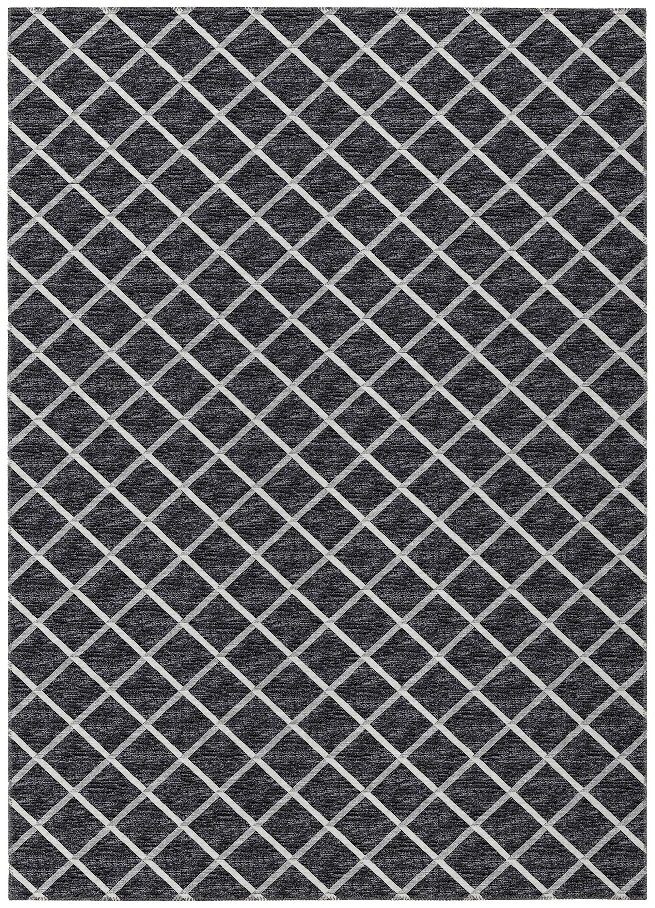 Dalyn Rug Company York Black 5'x8' Area Rug