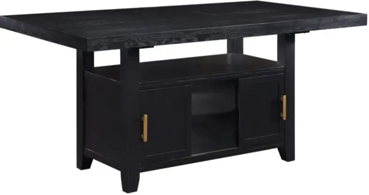 Steve Silver Co. Yves Charcoal Counter Height Storage Table