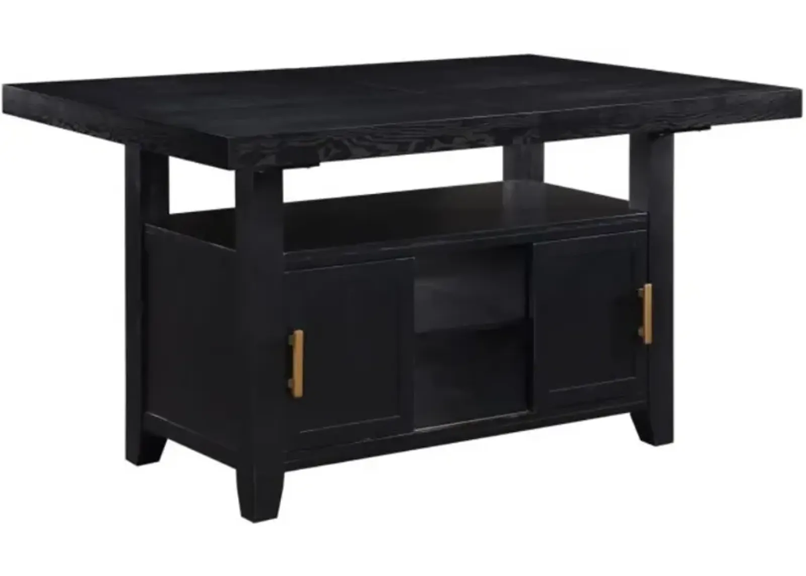 Steve Silver Co. Yves Charcoal Counter Height Storage Table