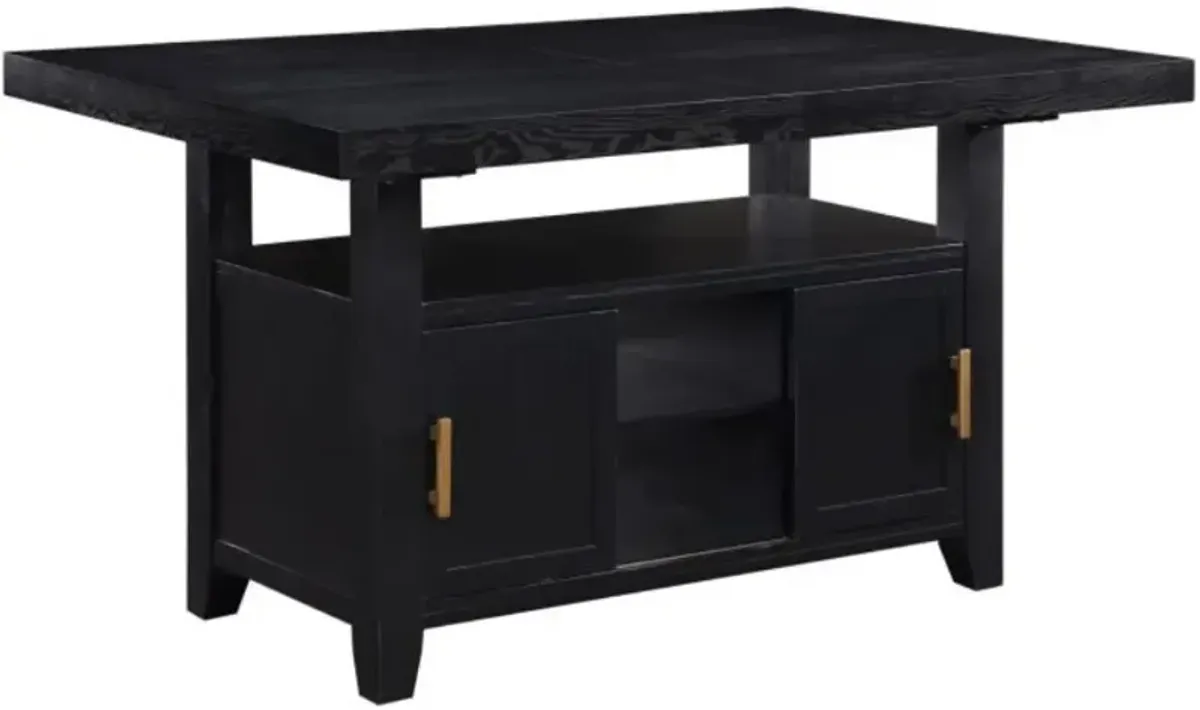 Steve Silver Co. Yves Charcoal Counter Height Storage Table