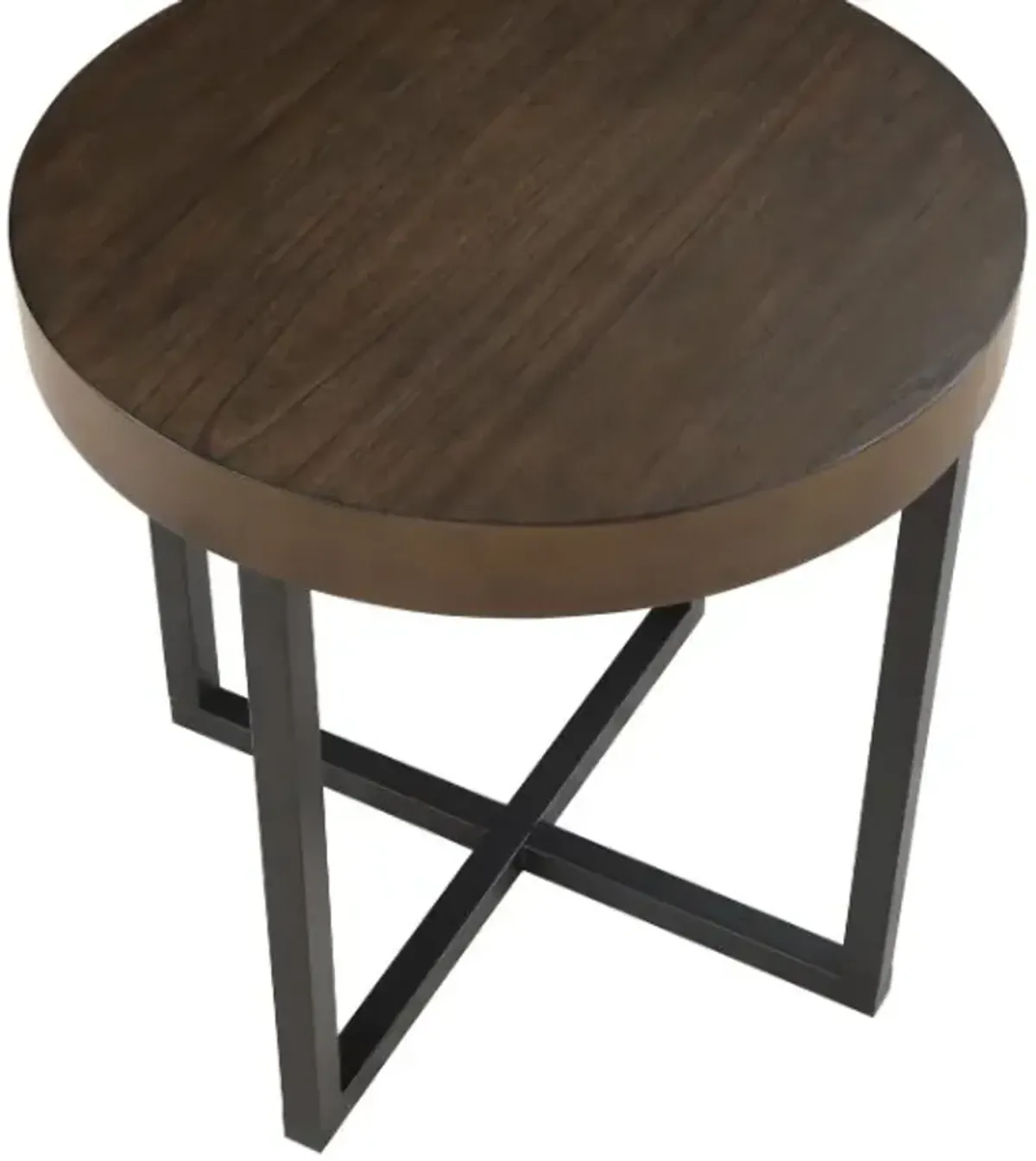 Steve Silver Co. Yukon Black/Walnut End Table