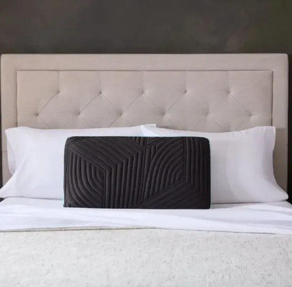 Malouf Ice Cloud Black/Blue King High Loft Bed Pillow