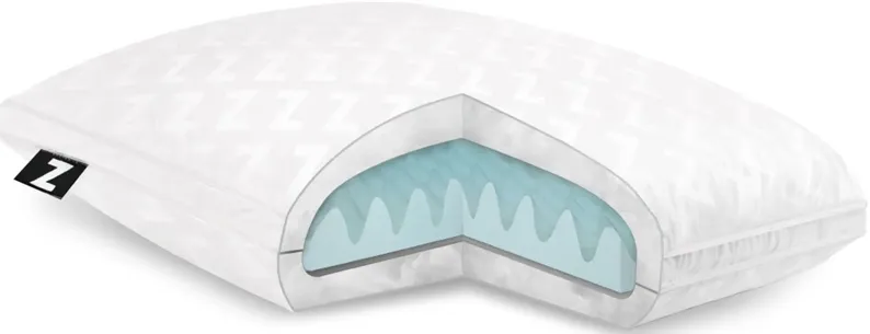 Malouf® Z Gel Convolution Low Loft King Pillow