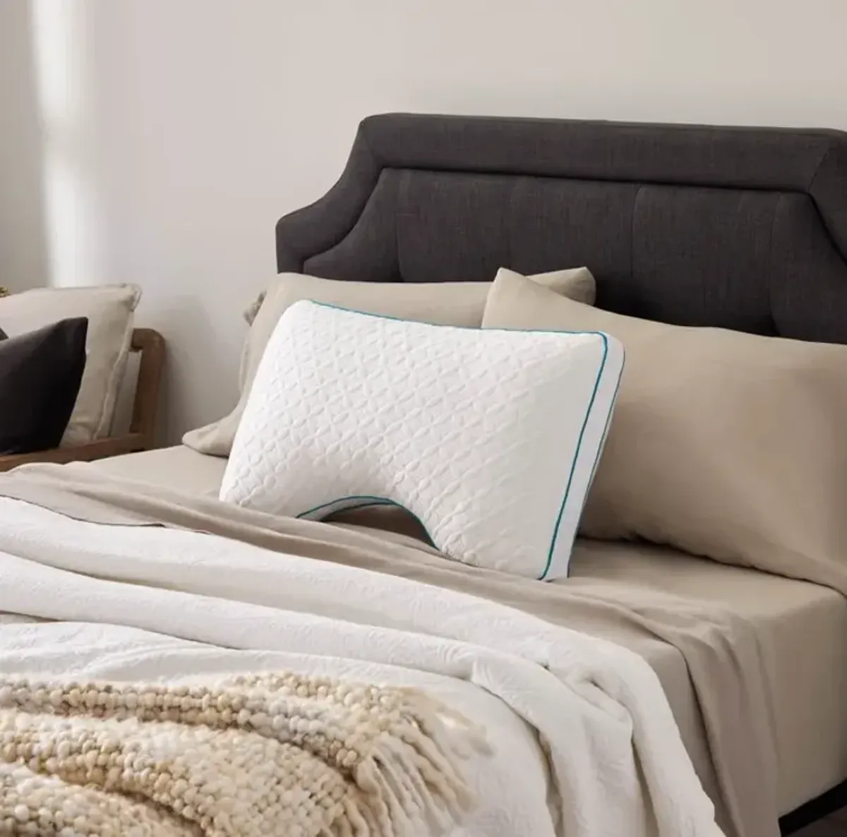 Malouf Shoulder FlexFill King Pillow