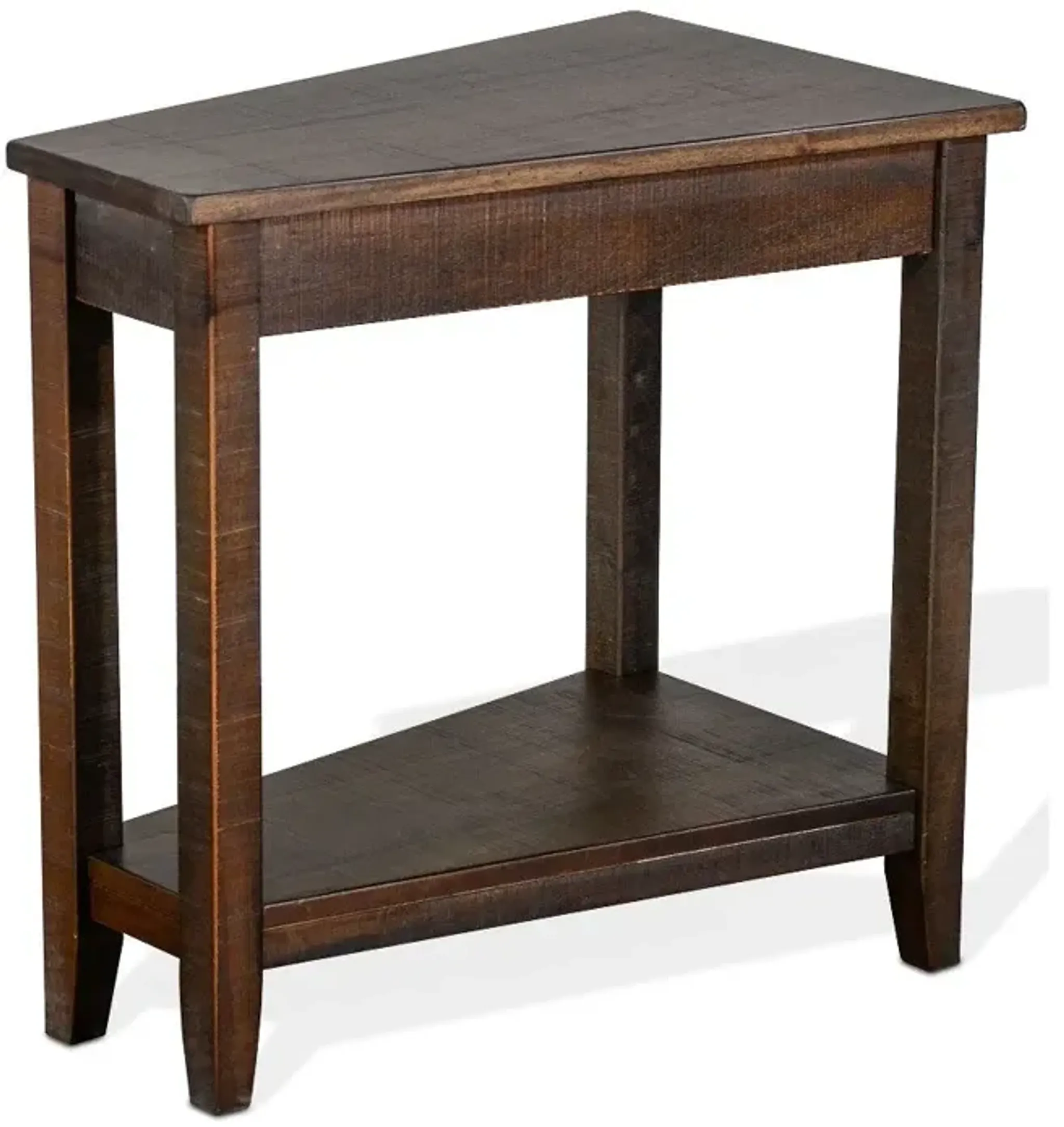 Flint Chairside Table with Shelf, 24