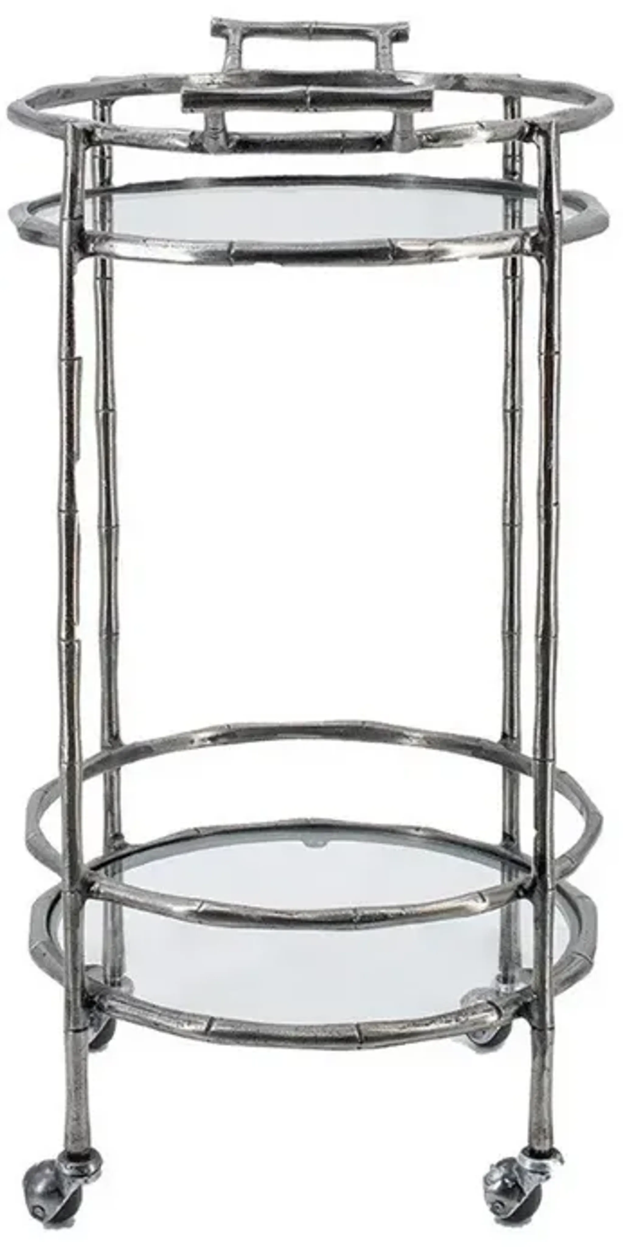 2 Tier Rolling Bar Cart | Furniture.com