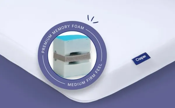 Casper Foam Pillow with Snow Technology