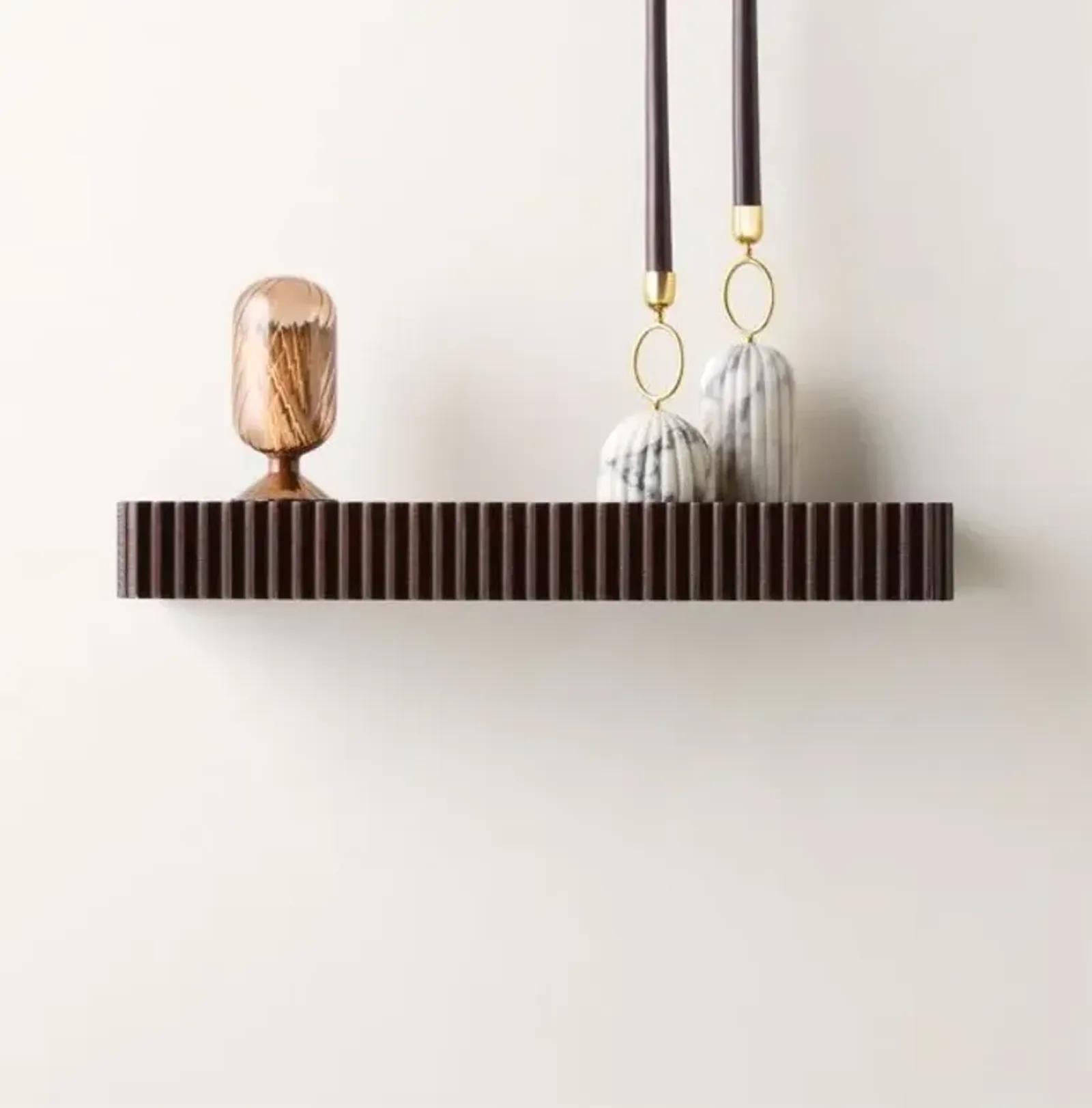 Palmer Dark Oak Wall Shelf 24"