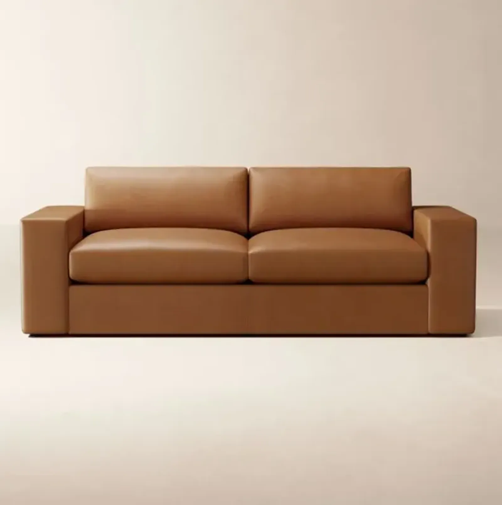 Berkeley 91" Leather Sleeper Sofa