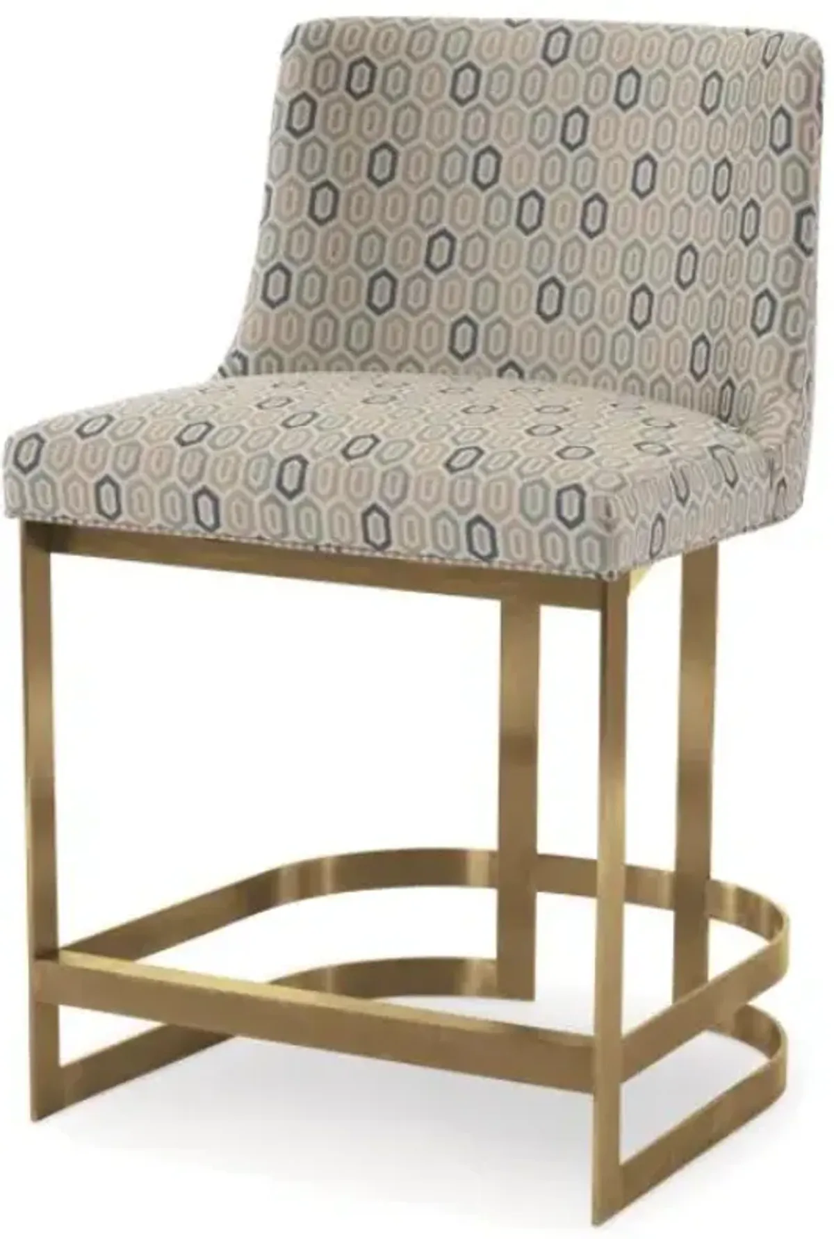 BRASS COUNTER STOOL