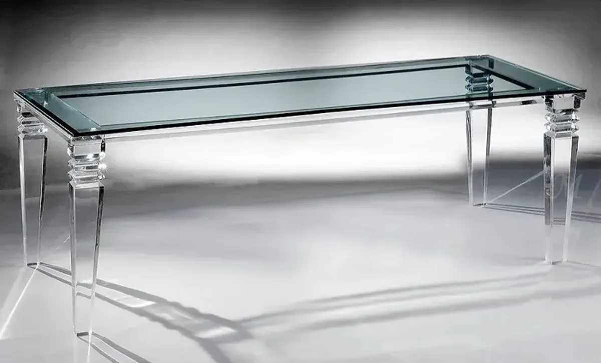 LUCITE DINING TABLE