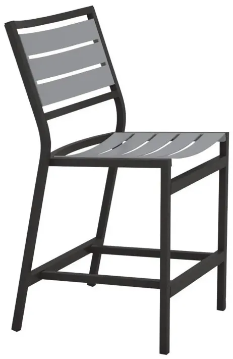 ARMLESS SLAT COUNTER STOOL