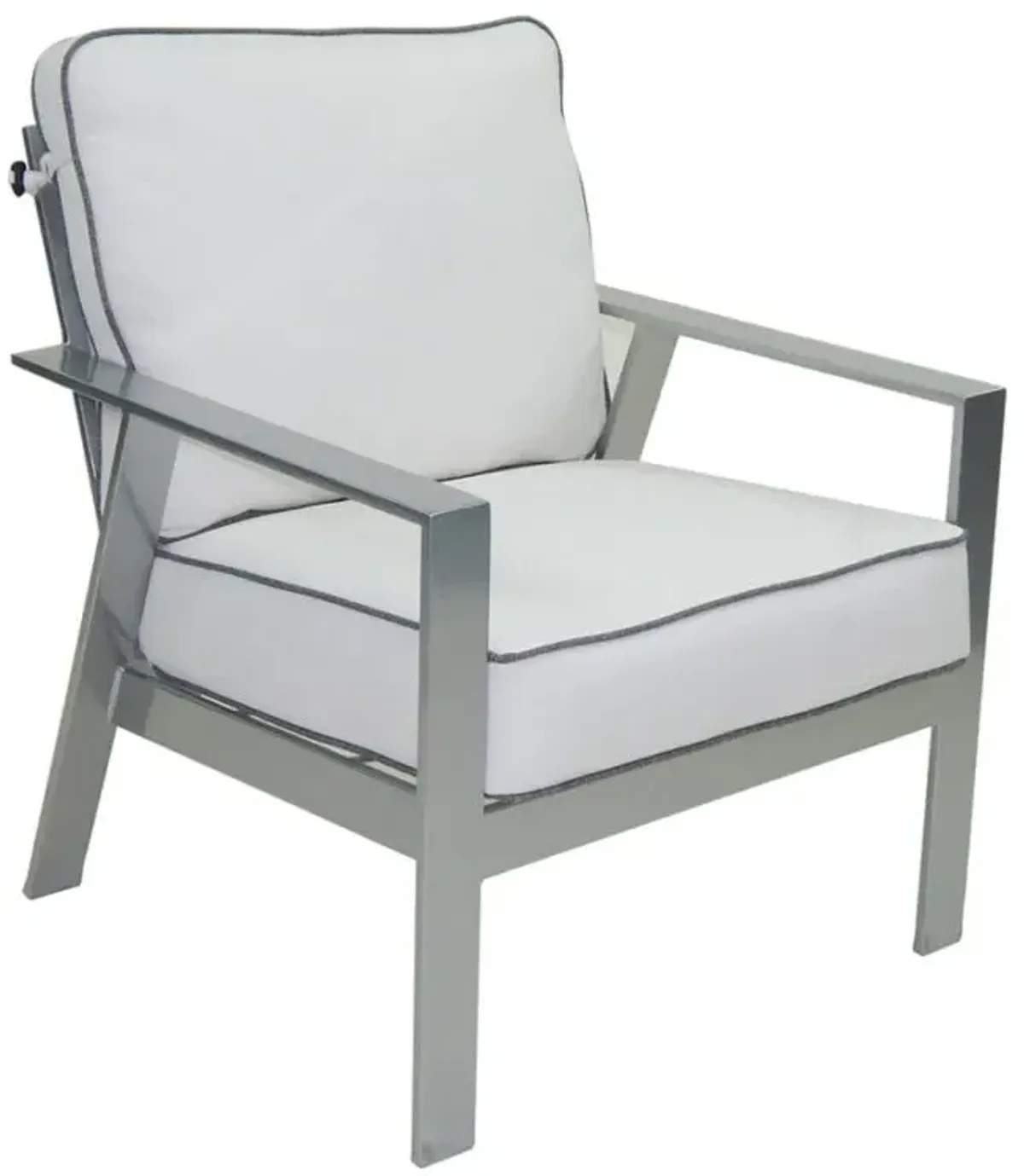 SLAT BACK LOUNGE CHAIR