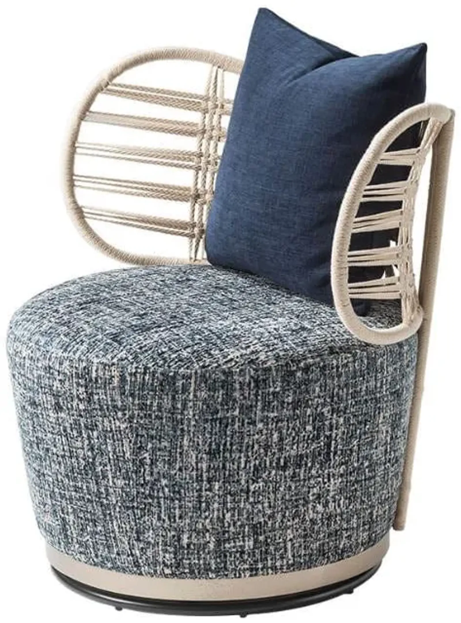 Rumba Woven Back Swivel Chair