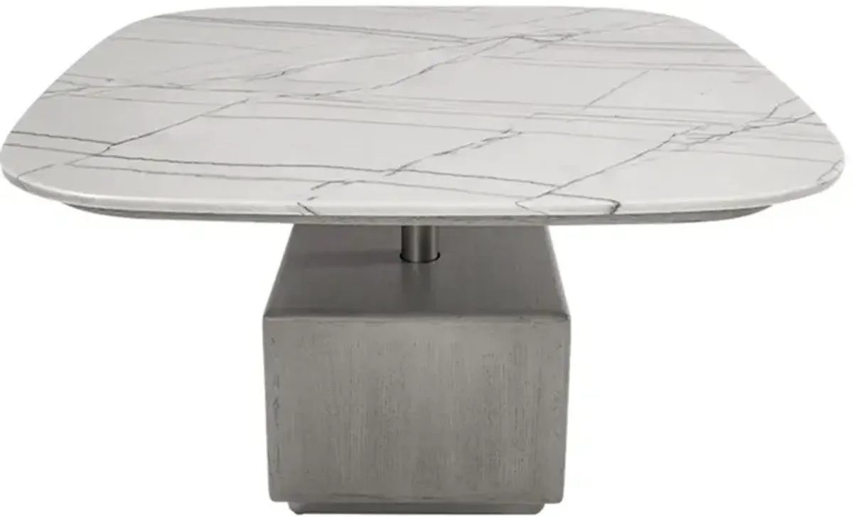 SM STONE TOP COCKTAIL TABLE