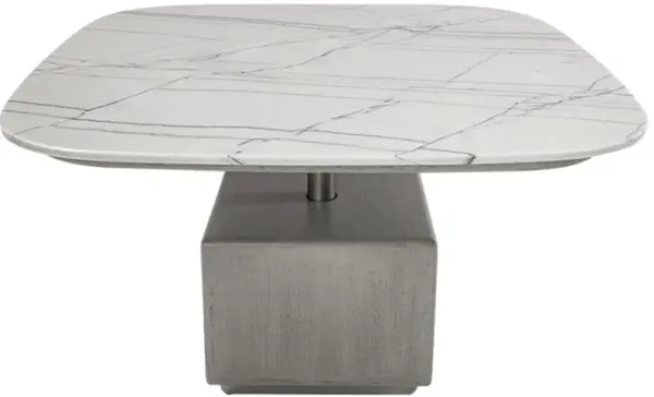 SM STONE TOP COCKTAIL TABLE