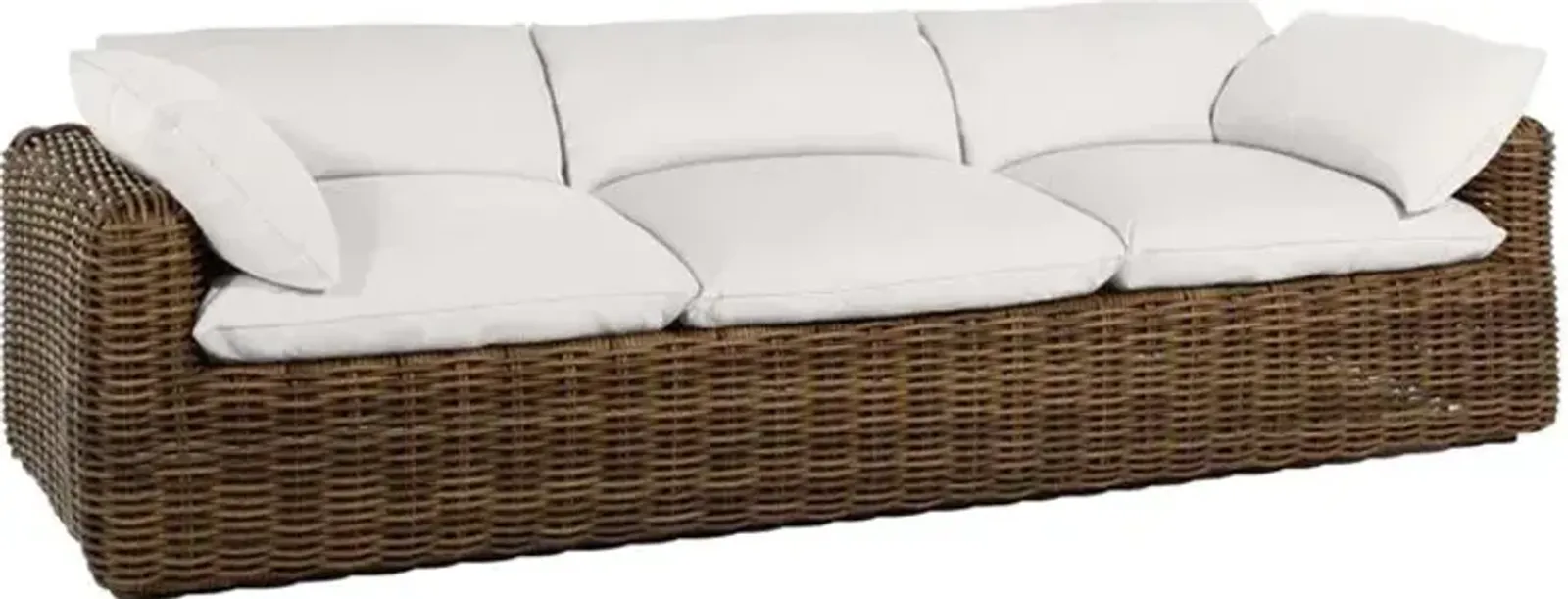 Montecito Raffia Sofa