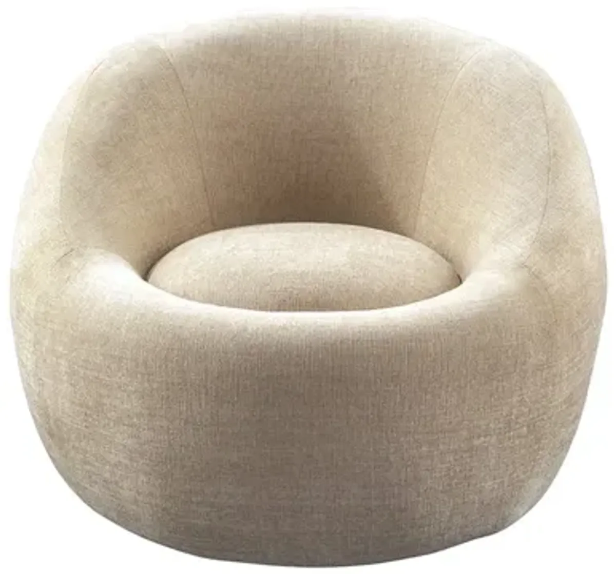UPHOLSTERED SWIVEL CHAIR