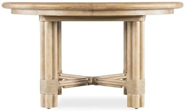 ROUND/OBLONG W/ EXTENDABLE DINING TABLE