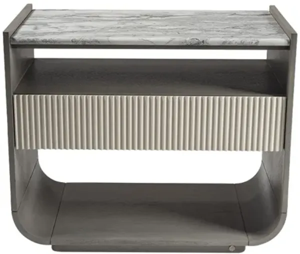 Stone Top Nightstand