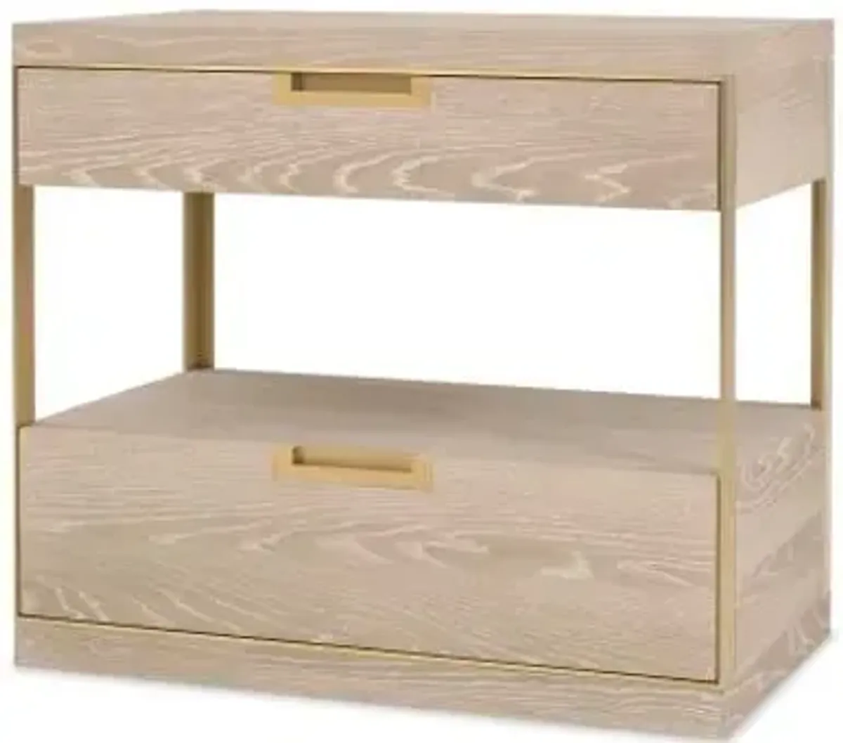 TWO DRAWER NIGHTSTAND