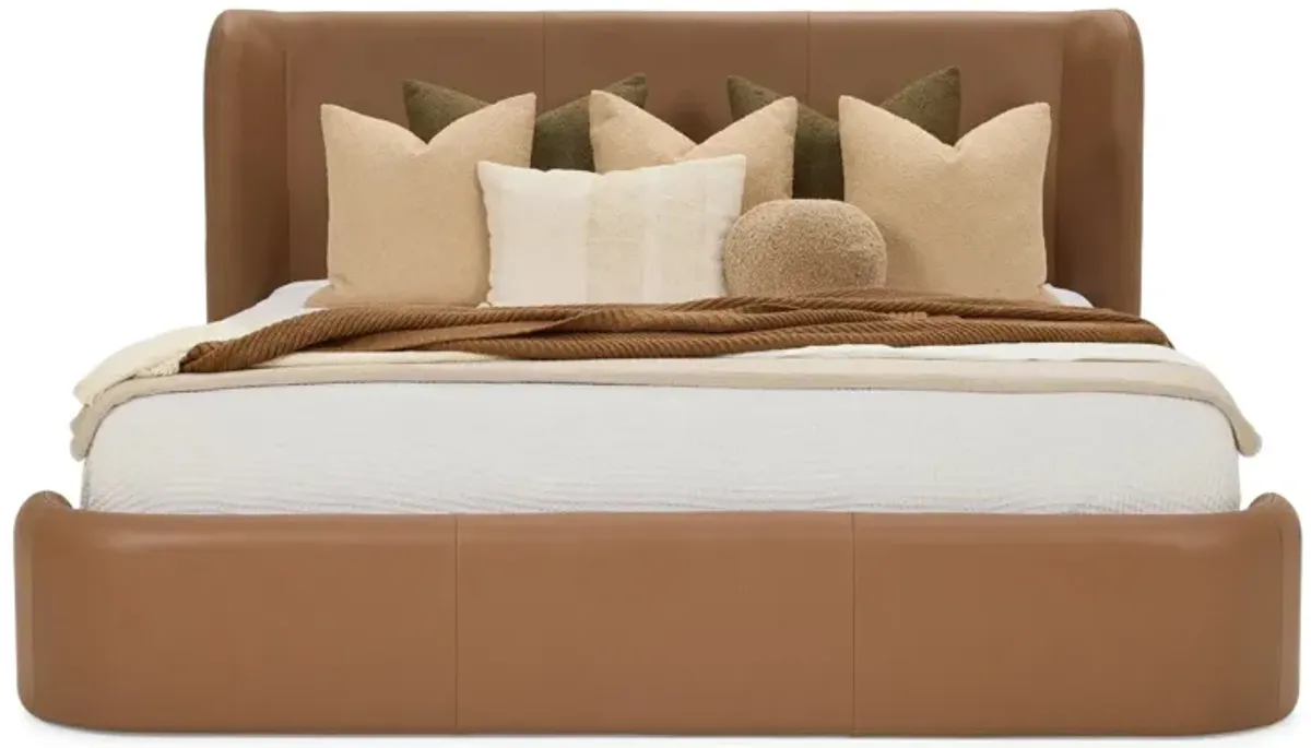 LEATHER KING BED