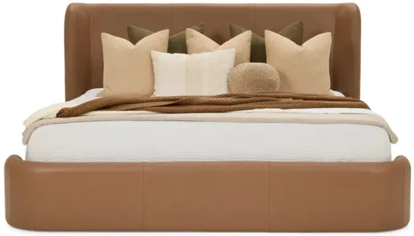 LEATHER KING BED