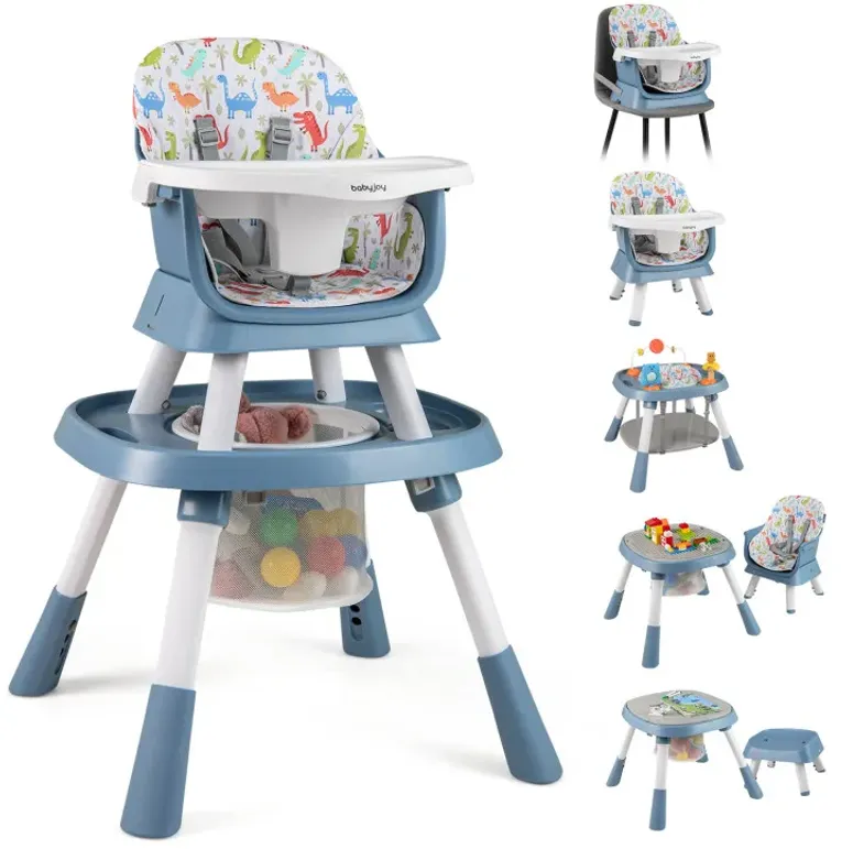 16-in-1 Baby High Chair with Activity Center and Booster Seat for Babies and Toddlers