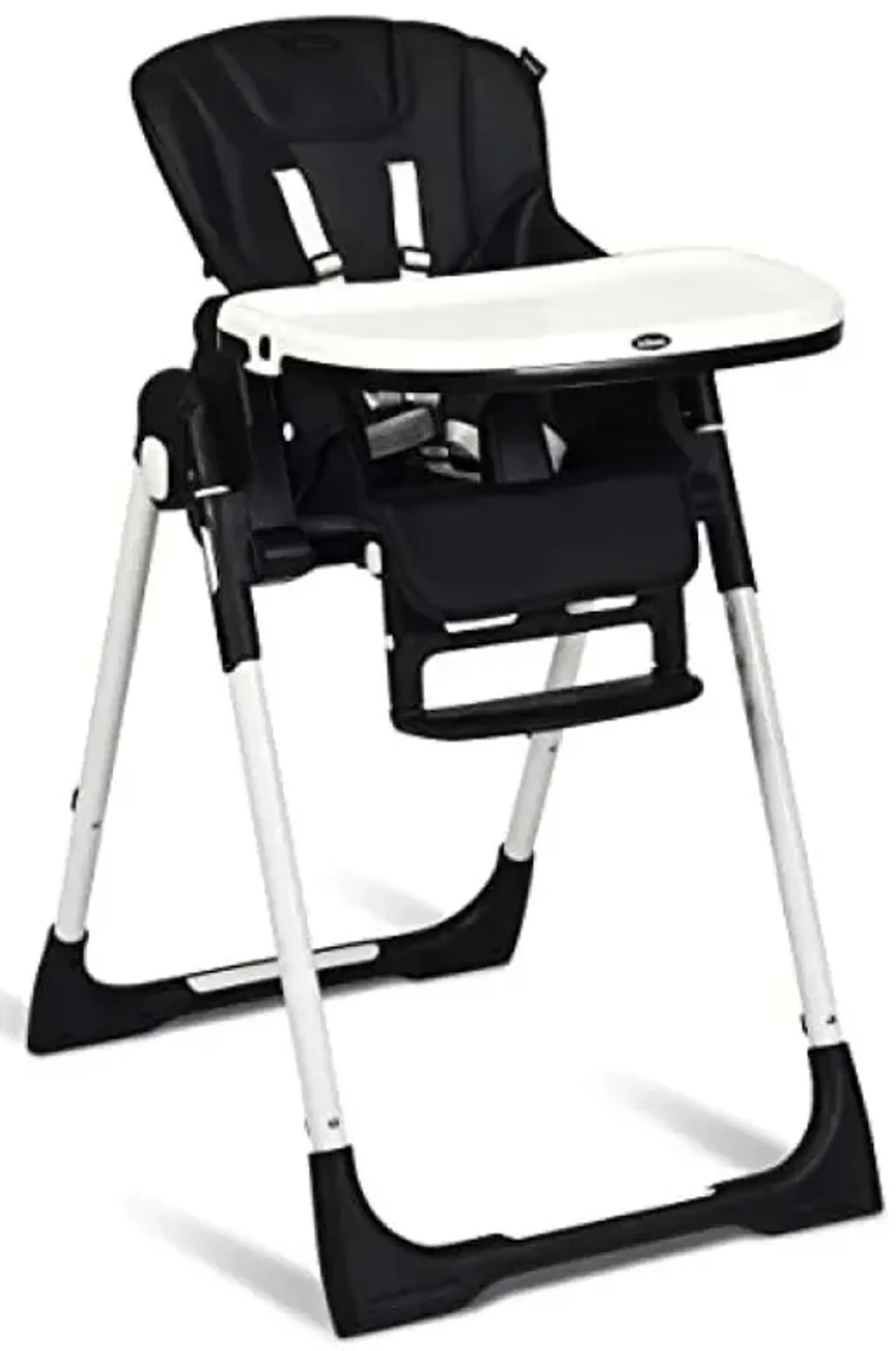 Foldable High Chair With Multiple Adjustable Backrests Costway ...