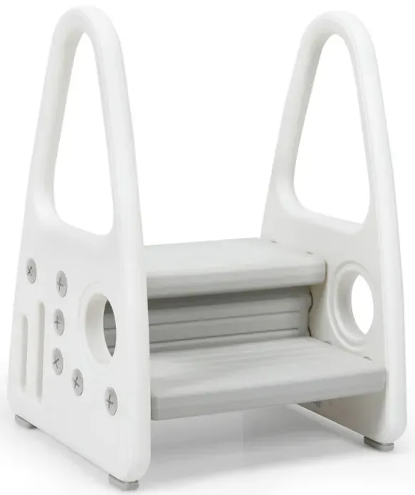 Kids Step Stool Learning Helper with Armrest for Kitchen Toilet Potty Training